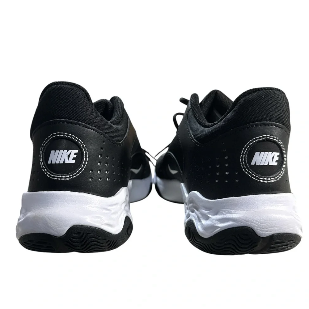 Nike Fly By Mid 3 Black and White Sneakers - Size 12 - Picture 3 of 9